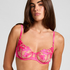 Non-Padded Underwired Bra Bearice , Pink