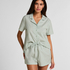 Short Woven Stripe, Green
