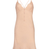 Satin button down slip dress, Pink