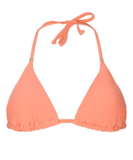 Triangle Bikini Top Luxe, Orange