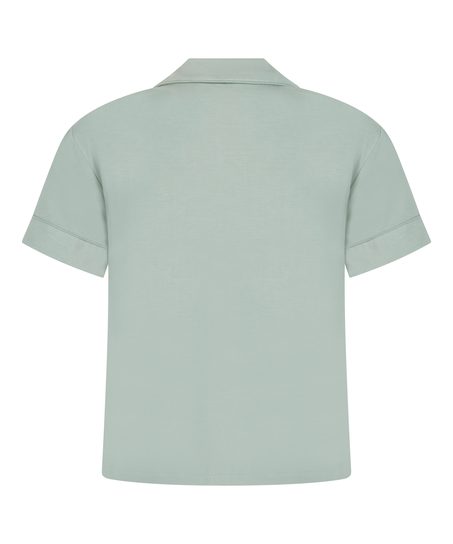 Essential Jersey Short-Sleeved Jacket, Green