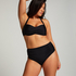 Luxe Bandeau Bikini Top, Black