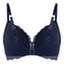 Andrea Padded Non-Wired Bra, Blue