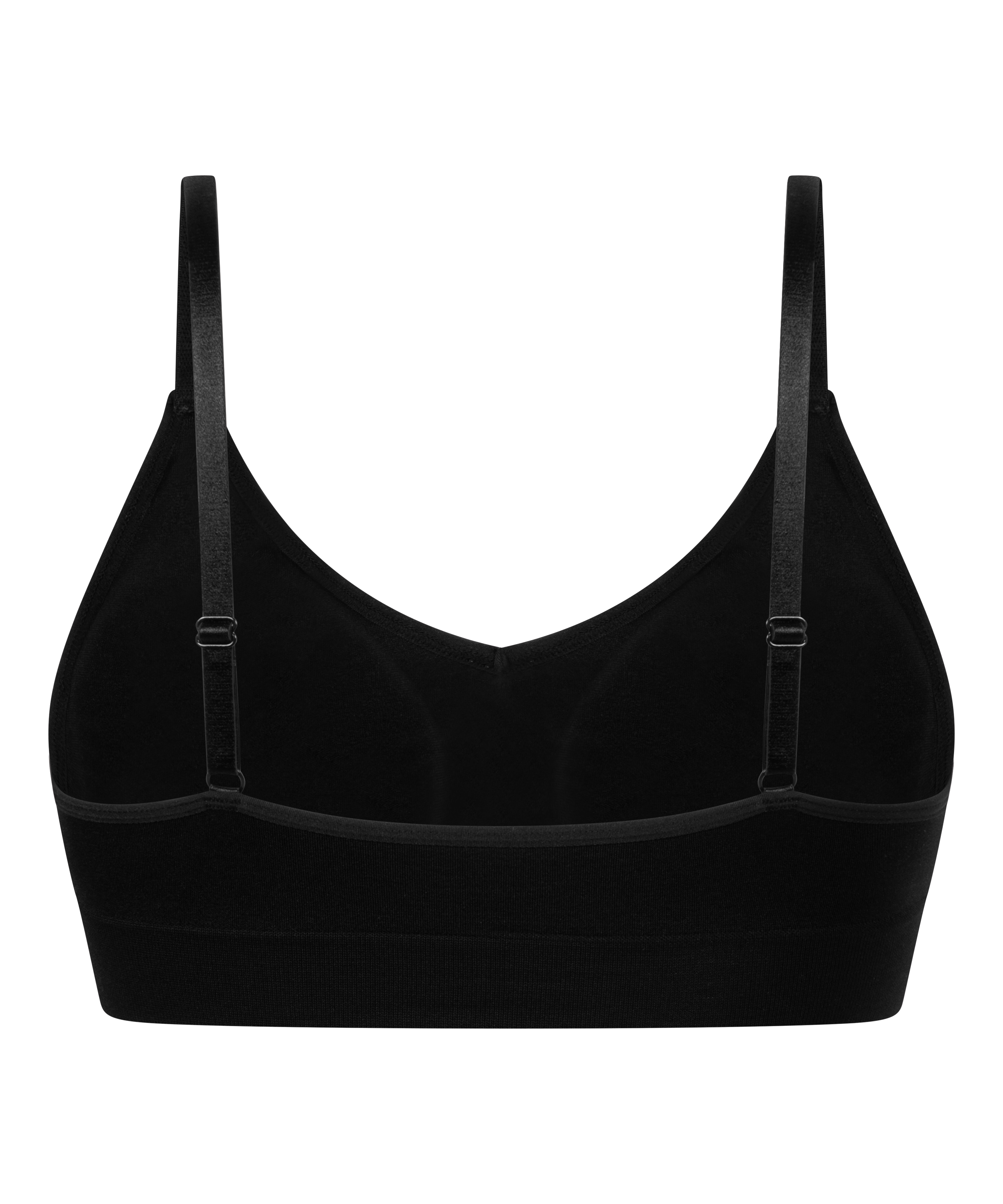 Dide Triangle Bralette, Black, main