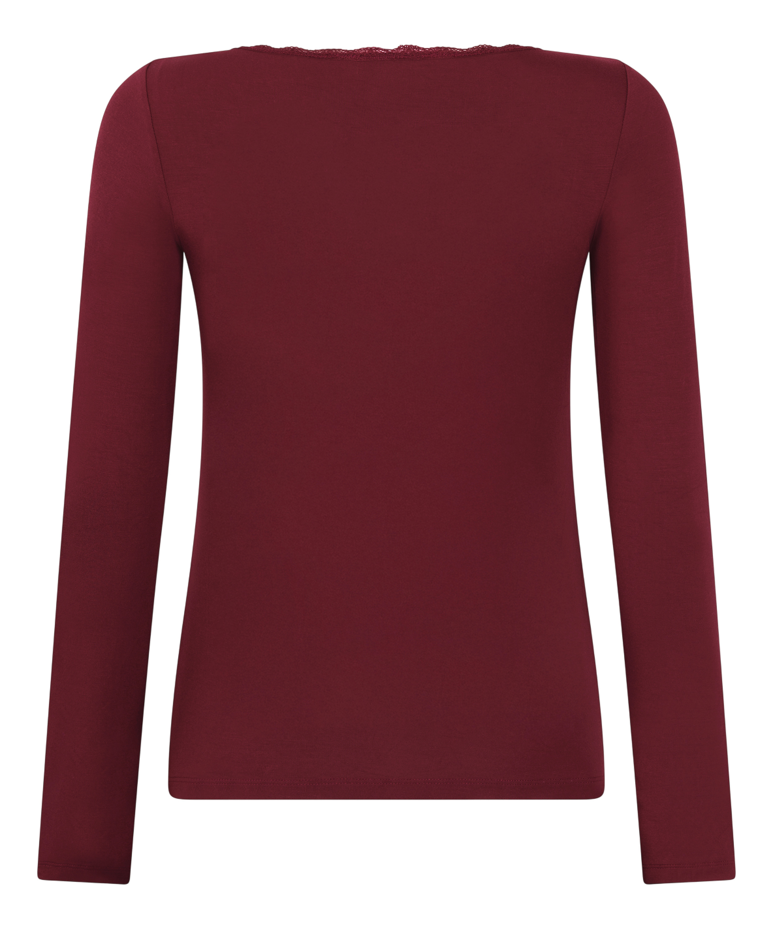 Longsleeved Jersey Pyjama Top, Purple, main