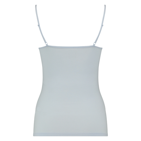 Seamless spaghetti top, Blue