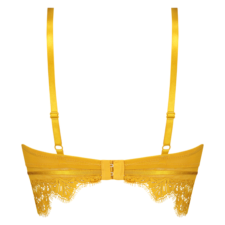 Marilee Padded Underwired Longline Bra, Yellow