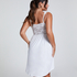Nora Lace Slip Dress, White