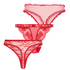 Christmas Thong Giftset, Red