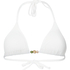 Triangle Bikini Top Crinkle, White