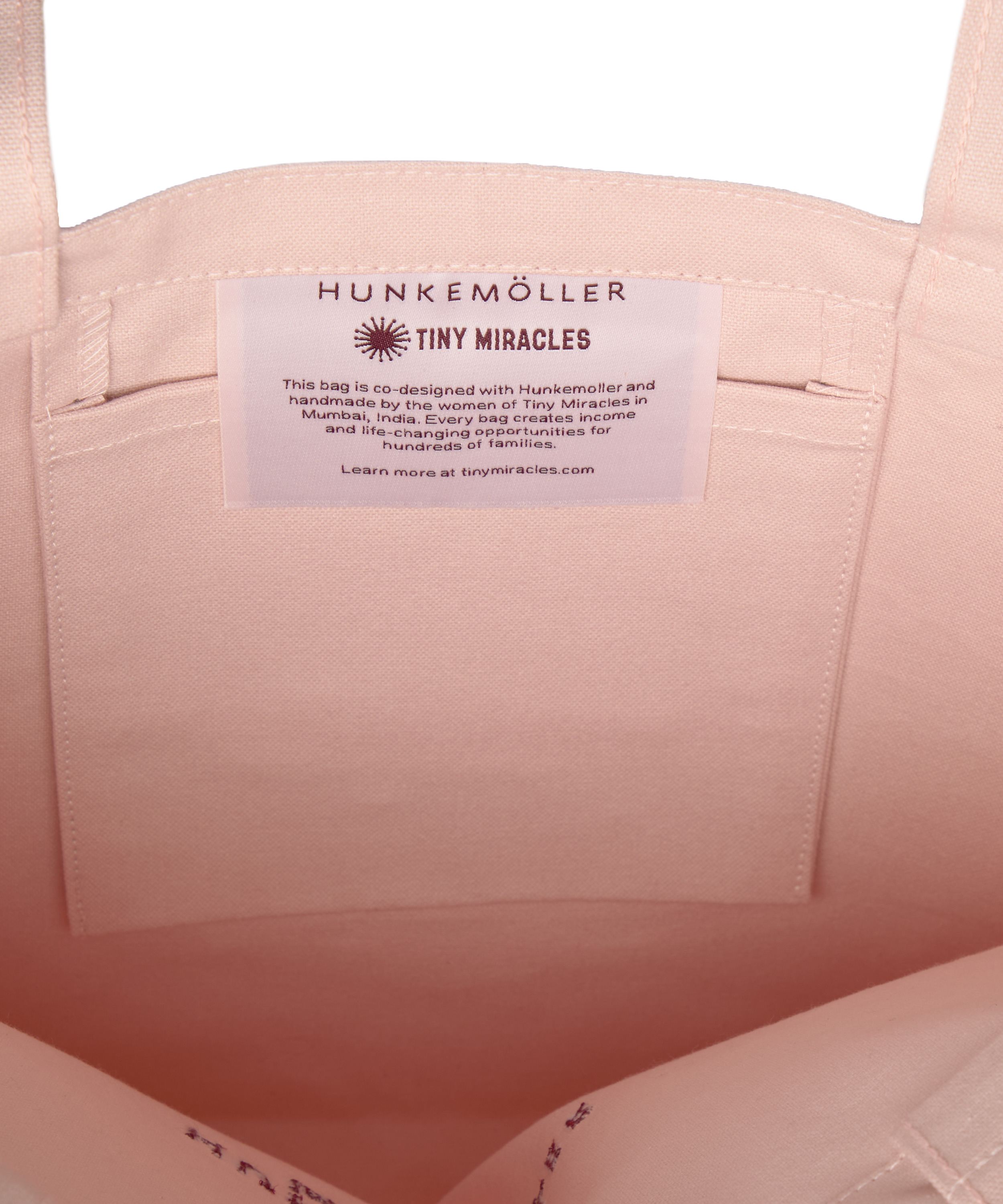 Canvas Tote Bag Small, Pink, main