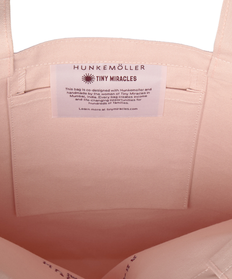 Canvas Tote Bag Small, Pink