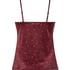 Velours Lace Cami Top, Purple