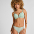Harmony Padded Underwired Push-Up Bra, Green