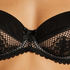 Malika Non-Padded Underwired Bra, Black