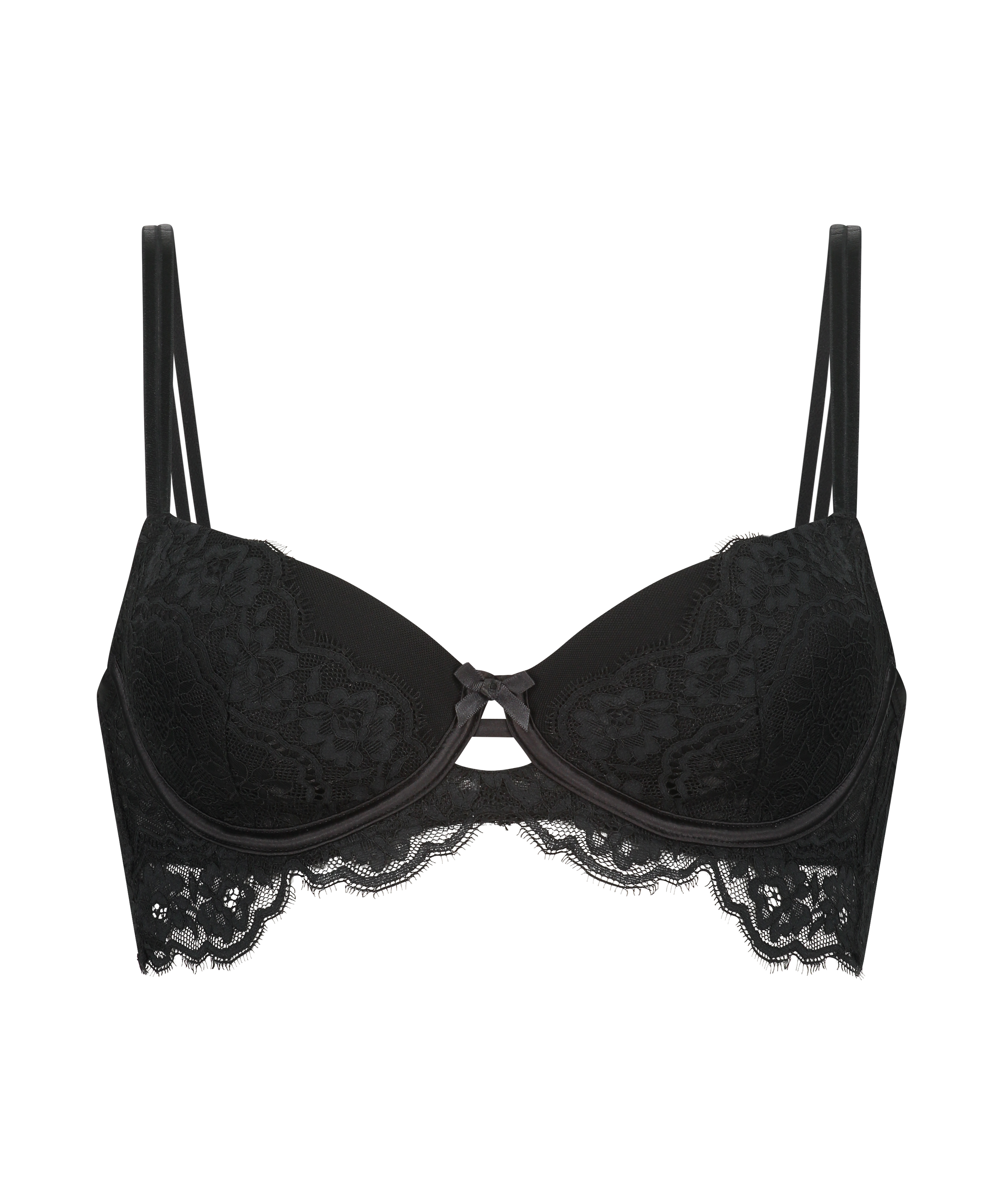 Blaise Padded Underwired Bra, Black, main