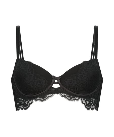 Blaise Padded Underwired Bra, Black