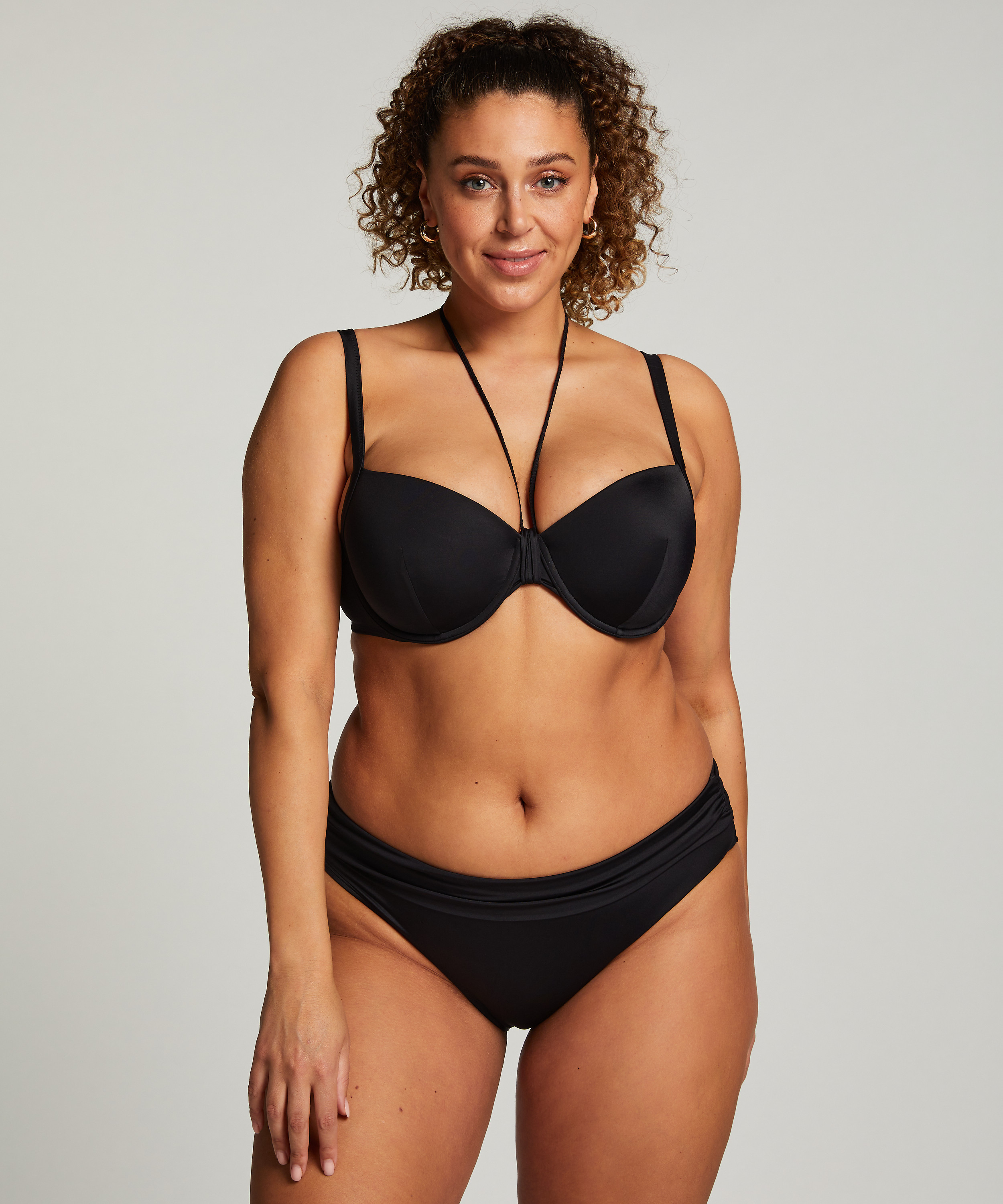 Luxe Rio Bikini Bottoms, Black, main