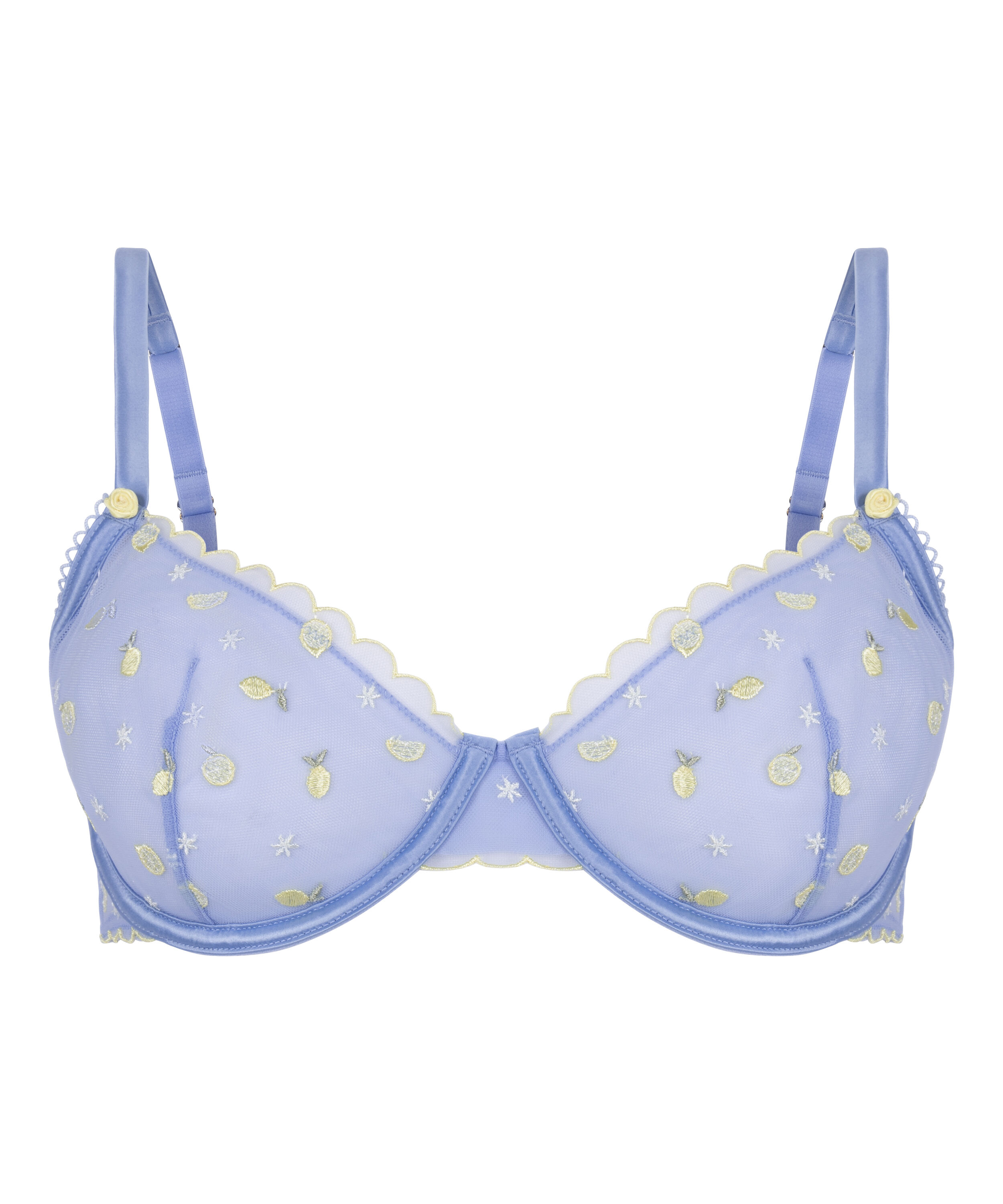 Non-Padded Underwired Bra Harriet, Blue