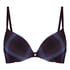 Plunge Padded Underwired Bra, Purple