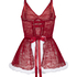 Sexy Santa Wired Slip Dress, Red