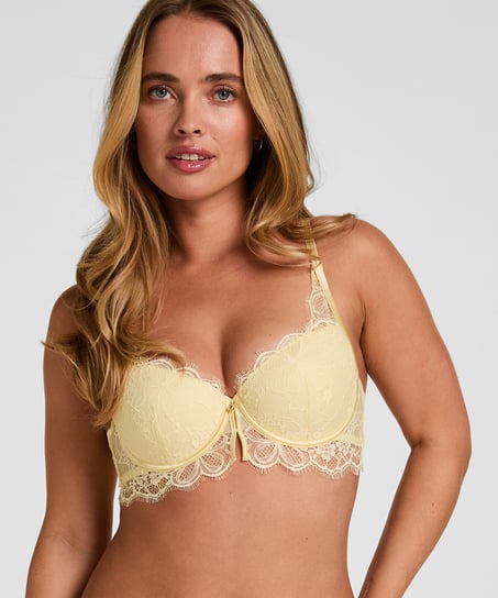 Prina Padded Underwired Bra, Yellow