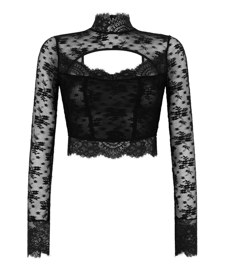 Lou  Bralette, Black