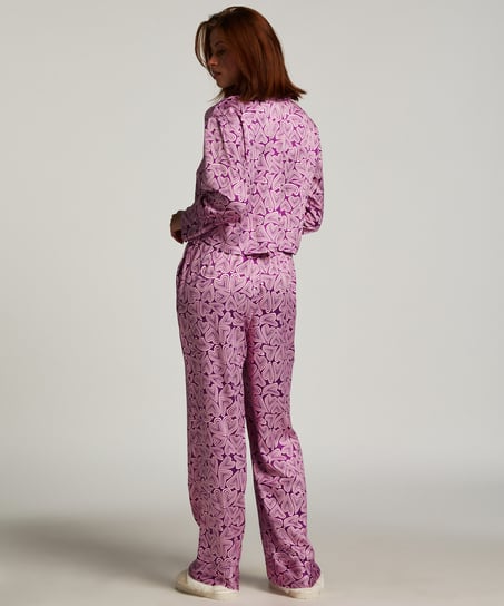 Satin Trousers, Purple