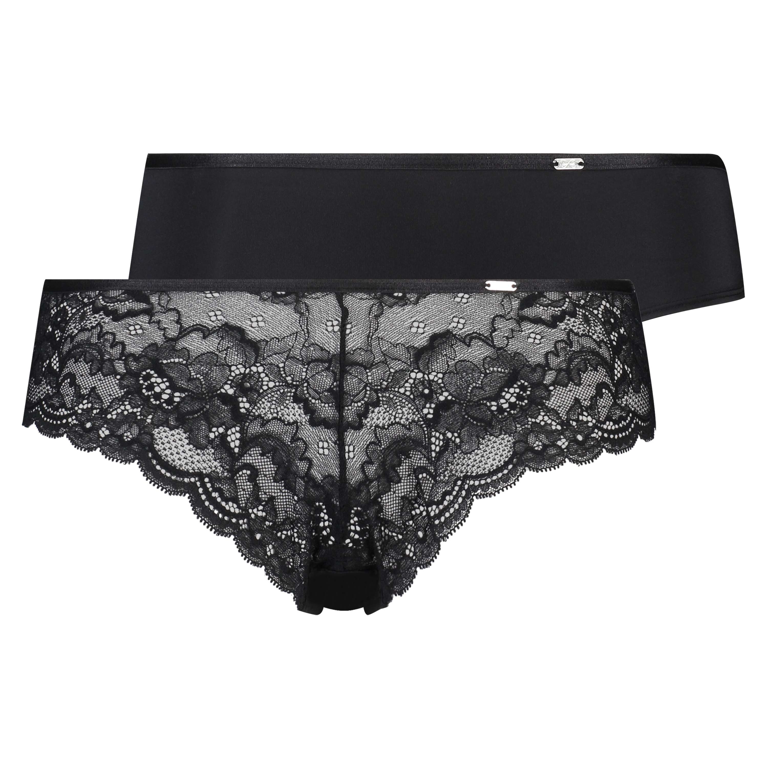 2-pack of Angie Brazilian knickers, Black, main