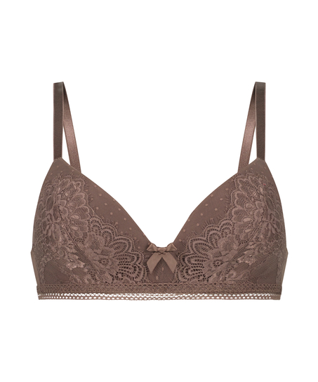 Bessie Padded Non-Wired Bra, Brown