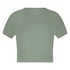 HKMX Seamless Sport Cropped Top, Green