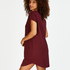 Round Neck Nightshirt, Red