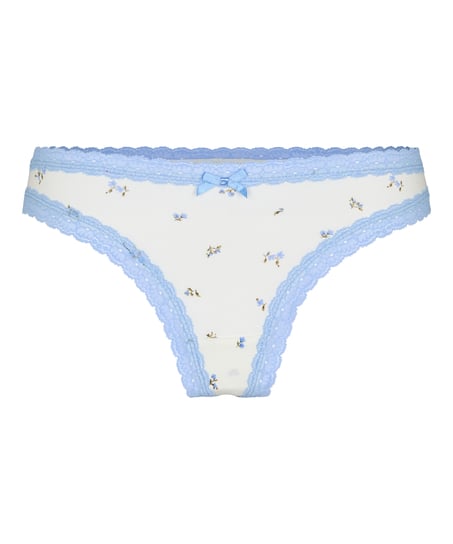 Georgia Thong, White