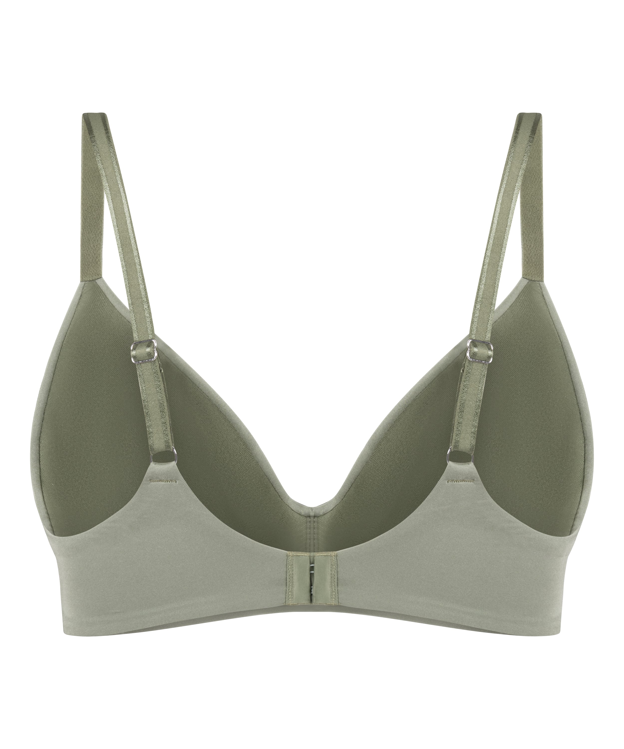 Mona padded non-underwired bra, Green, main