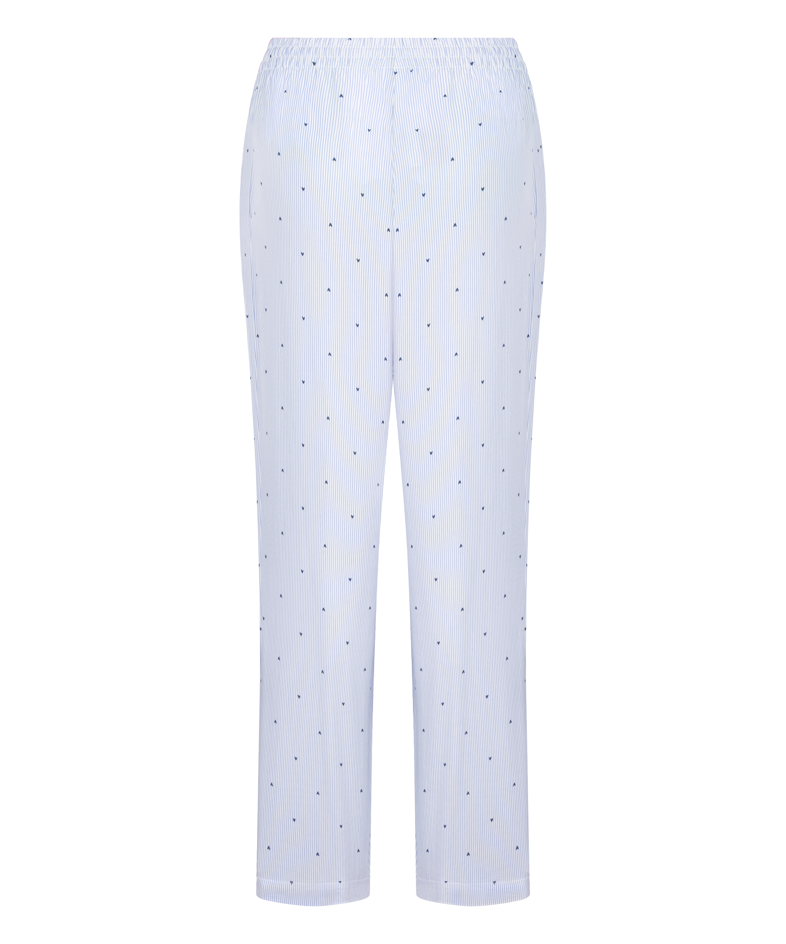 Pant Cotton Stripe Heart, Blue, main