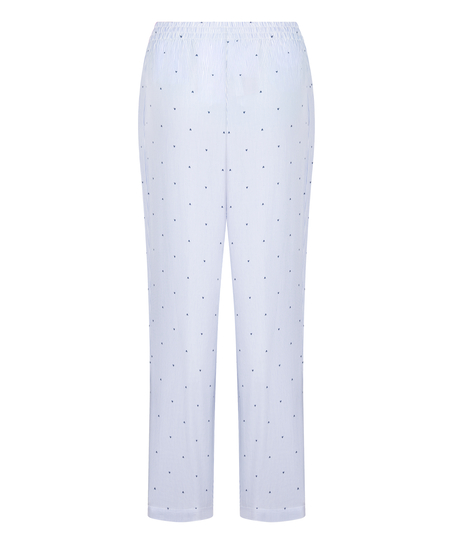 Pant Cotton Stripe Heart, Blue