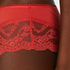 Lacey Microfibre Brazilian, Red