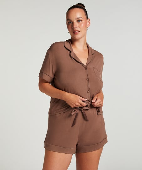 Essential Jersey Short, Brown