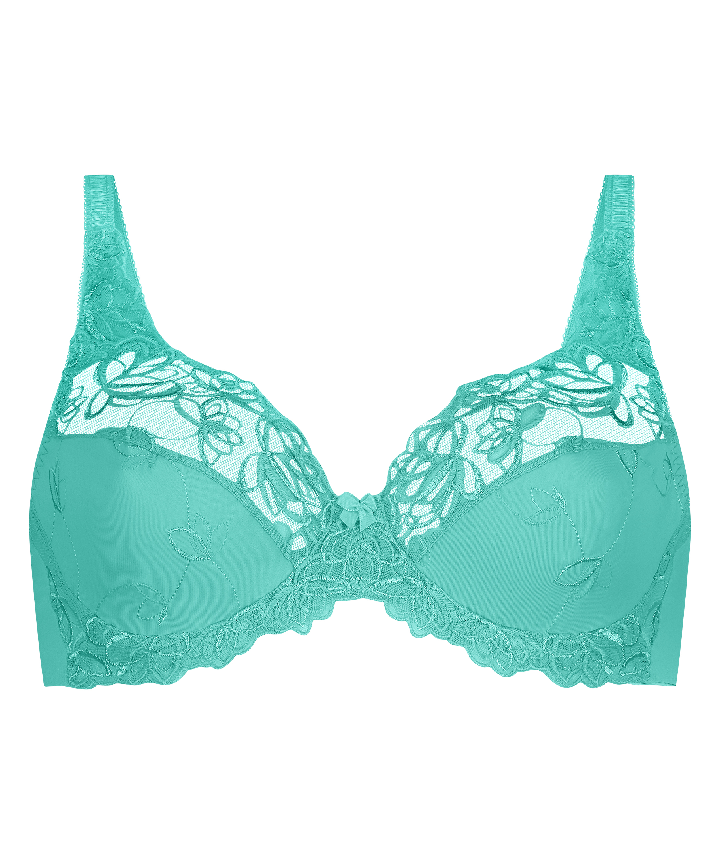 Diva Non-Padded Underwired Bra, Green, main