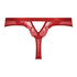 Violet High Leg Thong, Red