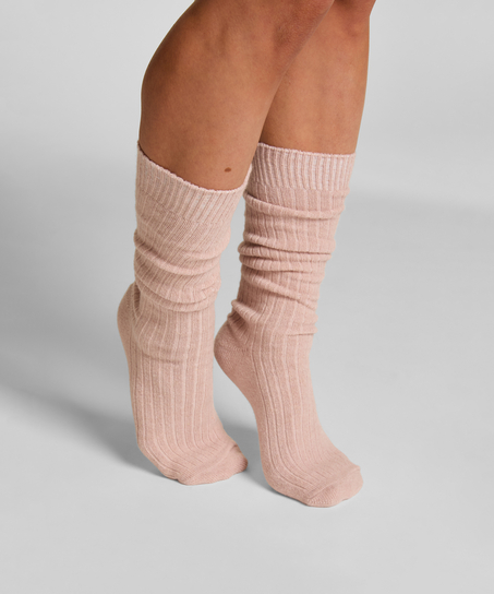 Socks with Cashmere, Pink