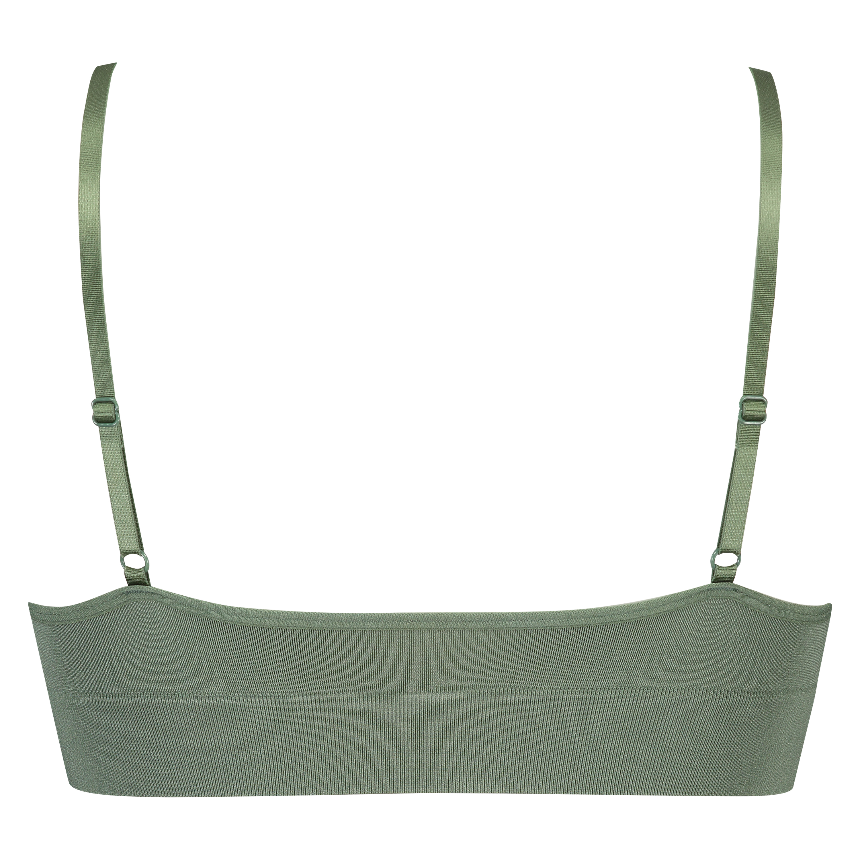 Seamless bralette, Green, main