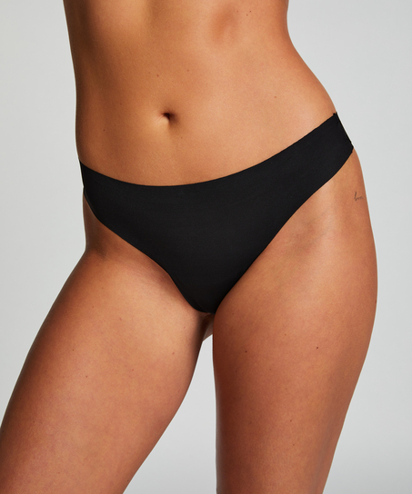 2-Pack Invisible Thong, White