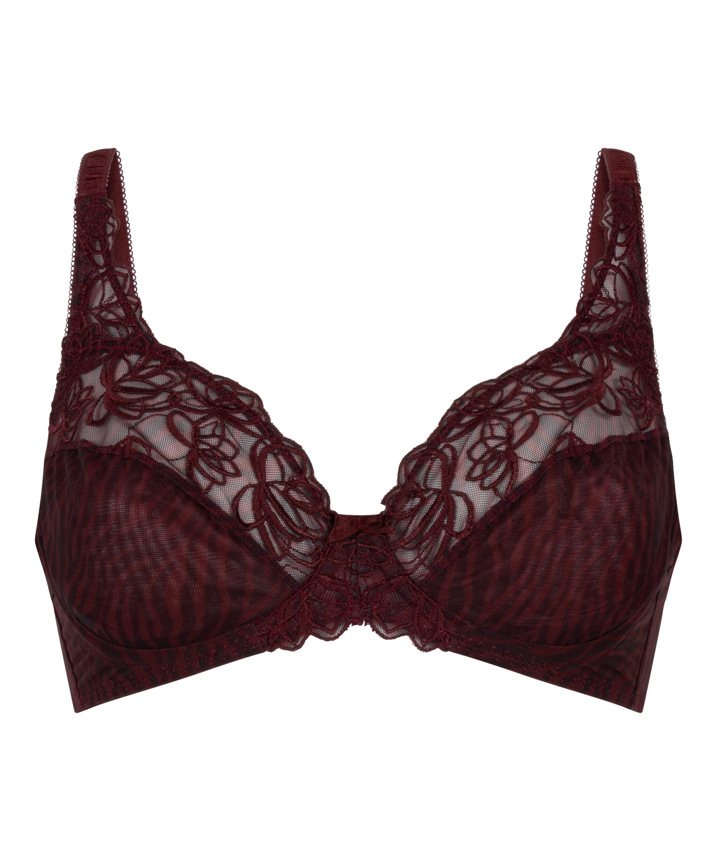 Diva Non-Padded Underwired Bra, Red