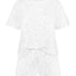 Pyjama Set Cotton, White