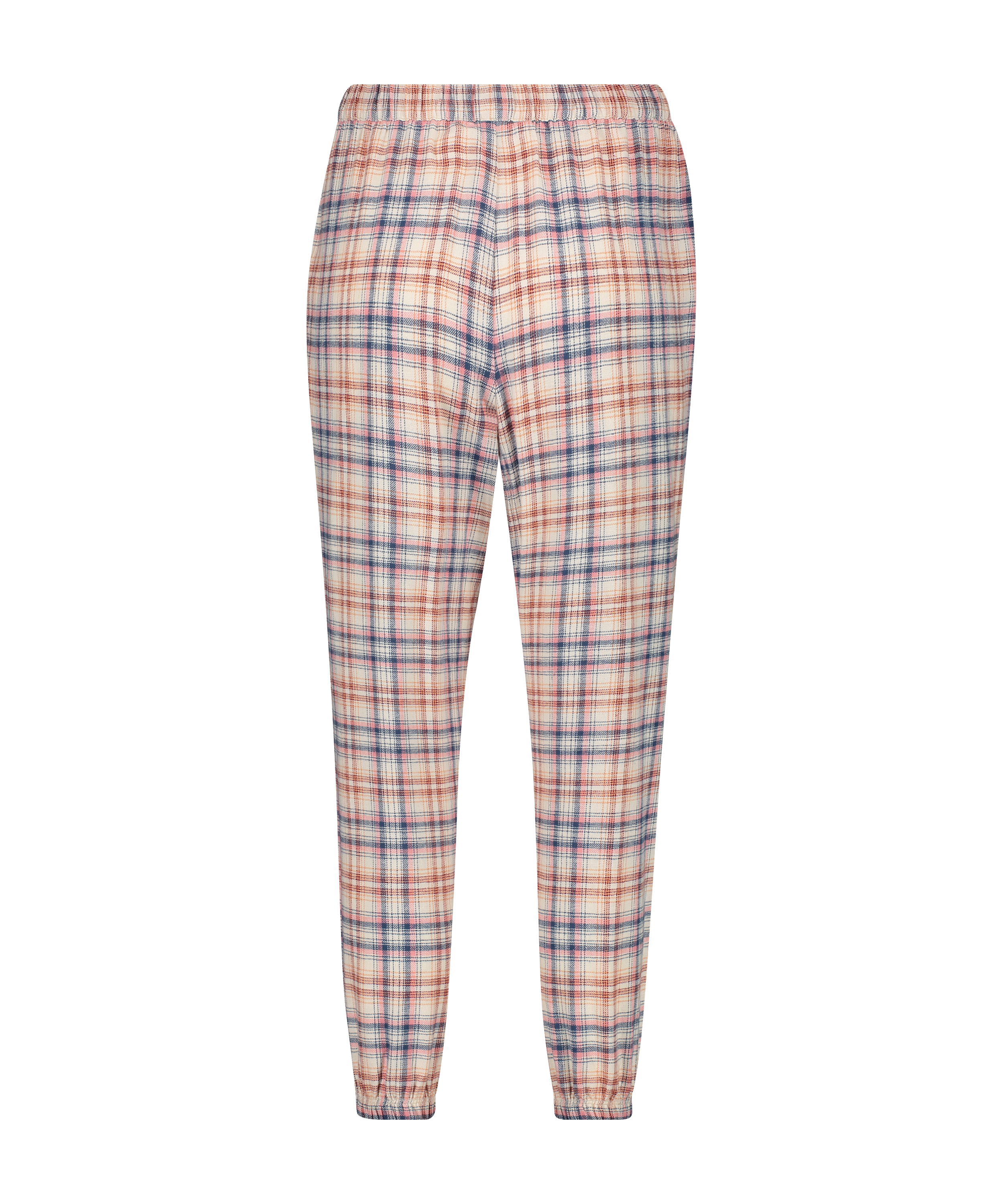 Petite Twill Check Pyjama Pants, Beige, main