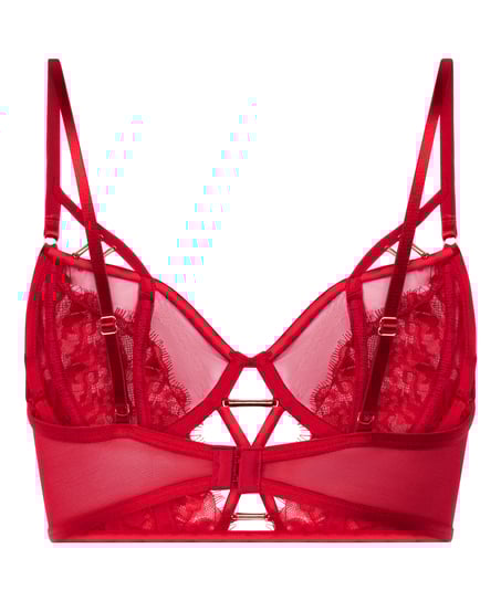 Noeki Non-Padded Underwired Bra, Red