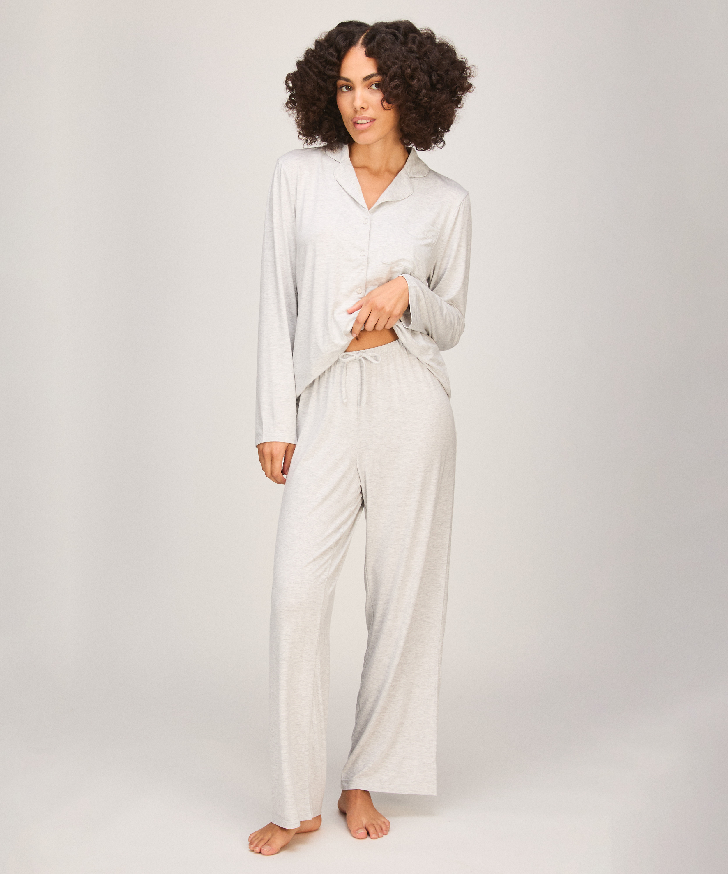 Pyjama Pant Jersey Essential, Gray, main