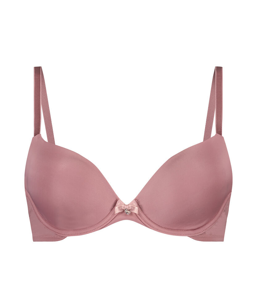 Plunge Padded Underwired Bra, Purple