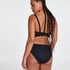 Scallop Rio Bikini Bottoms, Black